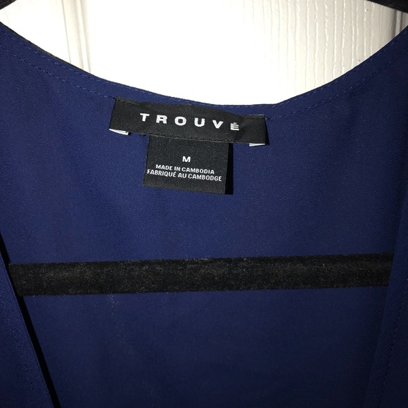 Trouvé Blue Blouse Size Medium - Picture 5 of 6